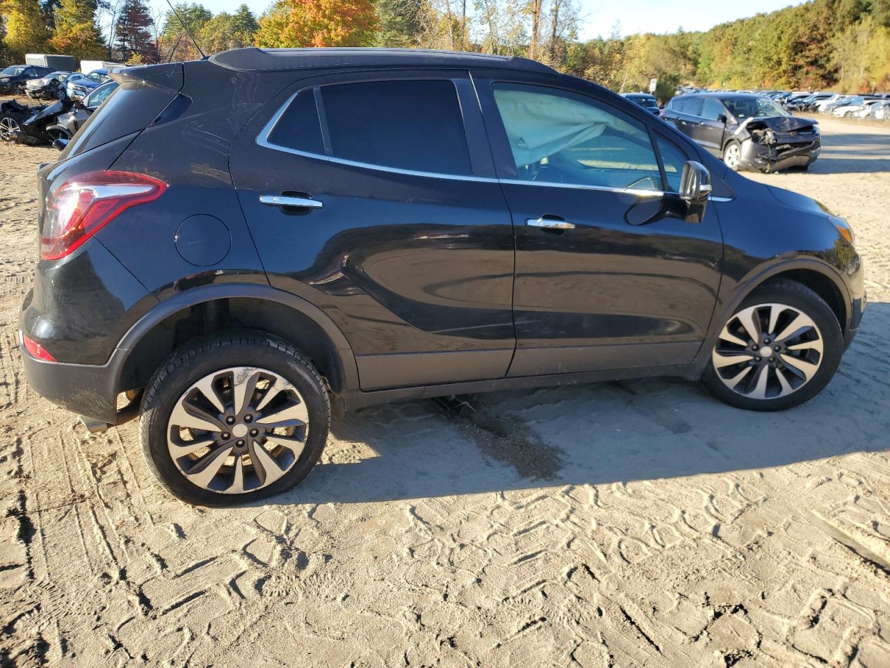 2018 Buick Encore VIN KL4CJGSB6JB674753 Copart auction photo, front end / side damage thumbnail 3