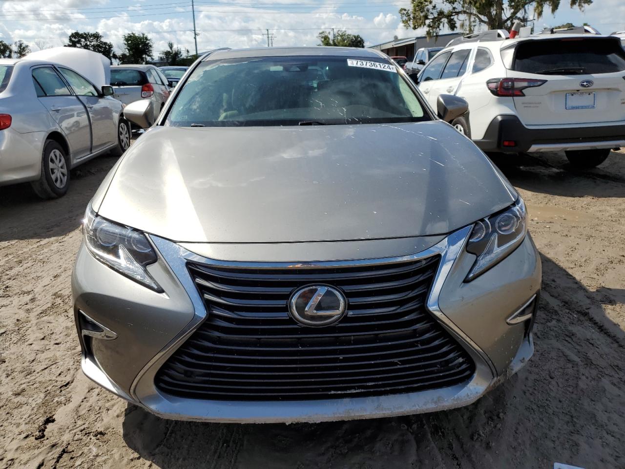2017 Lexus ES VIN 58ABK1GG1HU077920 Copart auction photo, water/flood / undercarriage damage thumbnail 5