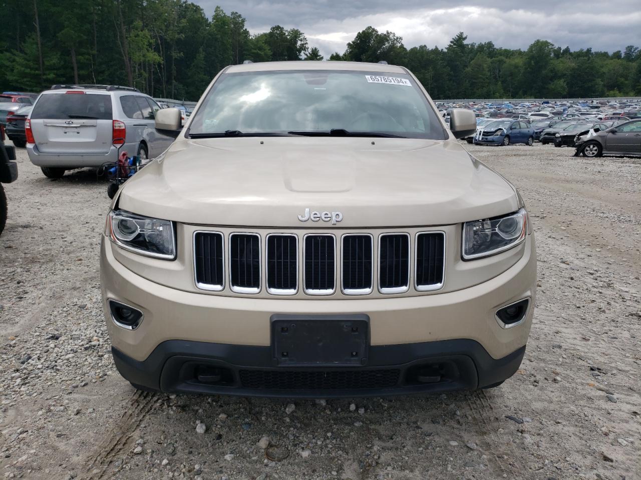 2014 Jeep Grand Cherokee VIN 1C4RJFAG8EC271977 Copart auction photo, undercarriage / front end damage thumbnail 5