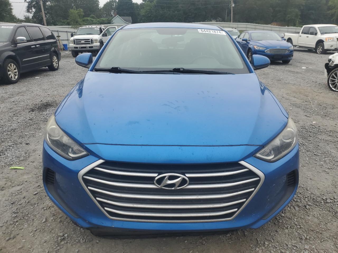 2017 Hyundai Elantra VIN 5NPD84LF9HH116569 Copart auction photo, rear end damage thumbnail 5