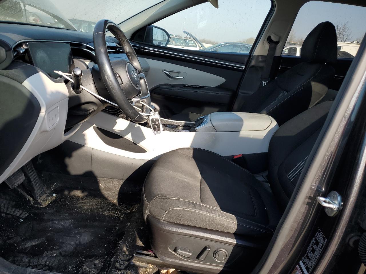 2022 Hyundai Tucson VIN 5NMJF3AE6NH029234 Copart auction photo, front end / side damage thumbnail 7