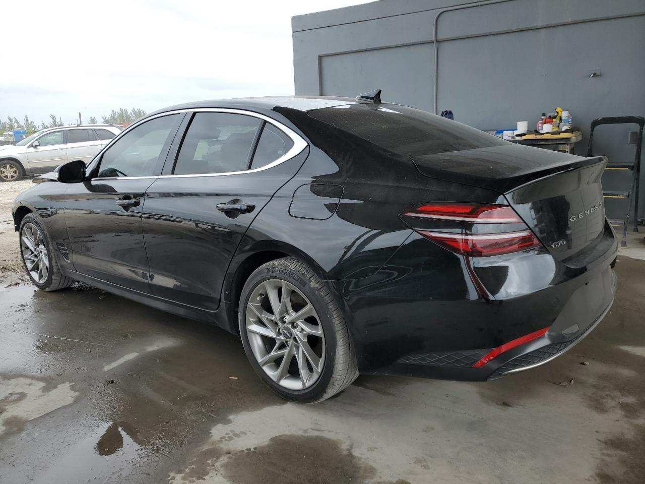 2022 Genesis G70 VIN KMTG34TA9NU086962 Copart auction photo, front end / minor dent/scratches damage thumbnail 2