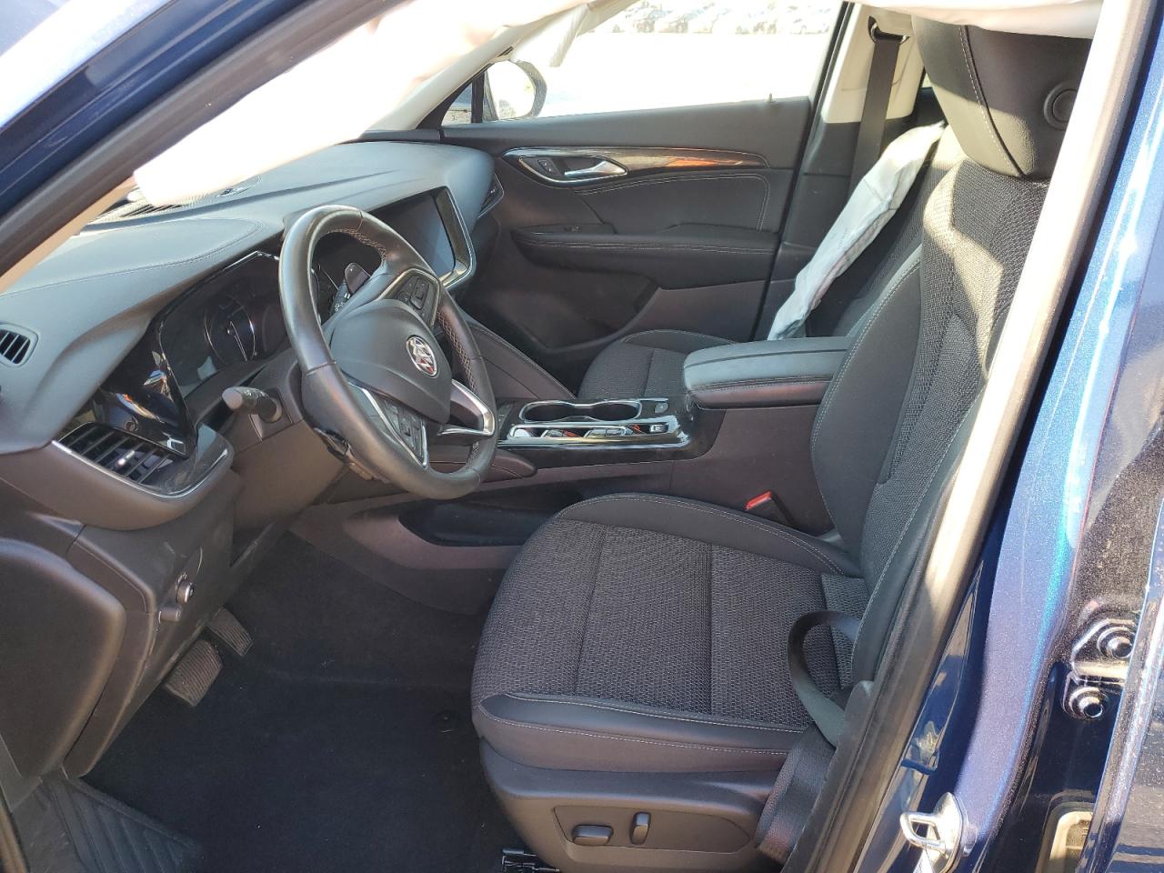 2022 Buick Envision VIN LRBAZLR46ND137623 Copart auction photo, front end / side damage thumbnail 7