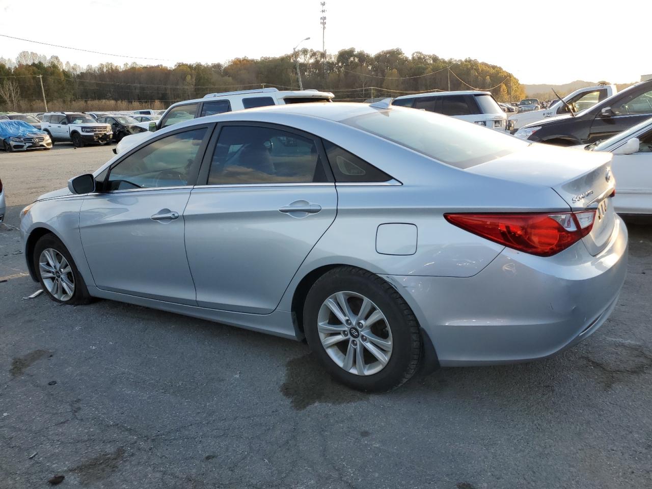 2012 Hyundai Sonata VIN 5NPEB4AC5CH452212 Copart auction photo, vandalism damage thumbnail 2