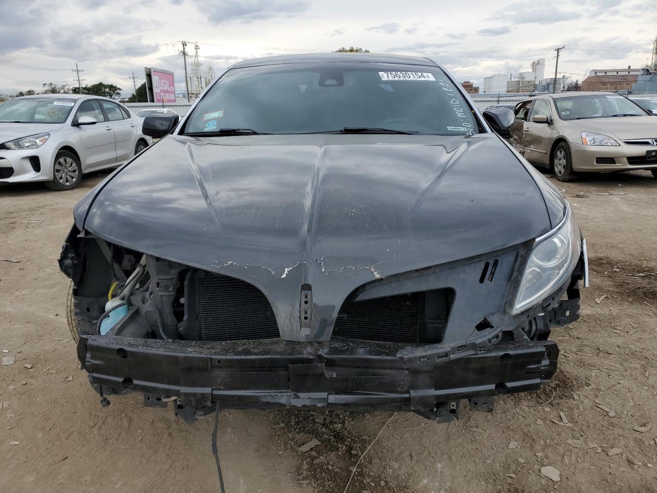 2014 Lincoln MKS VIN 1LNHL9EK2EG606371 Copart auction photo, front end damage thumbnail 5