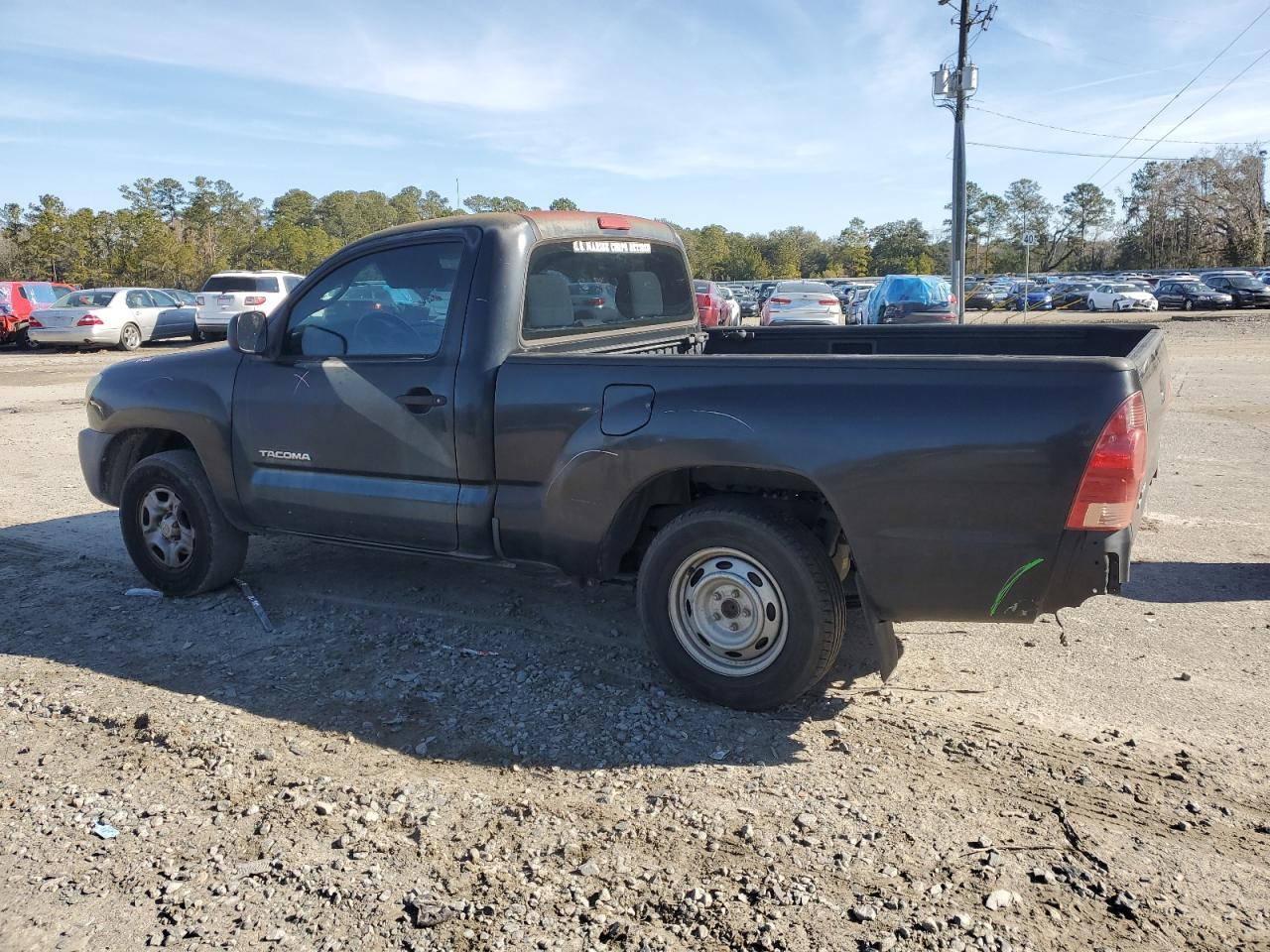 2007 Toyota Tacoma VIN 5TENX22N67Z357991 Copart auction photo, rear end damage thumbnail 2