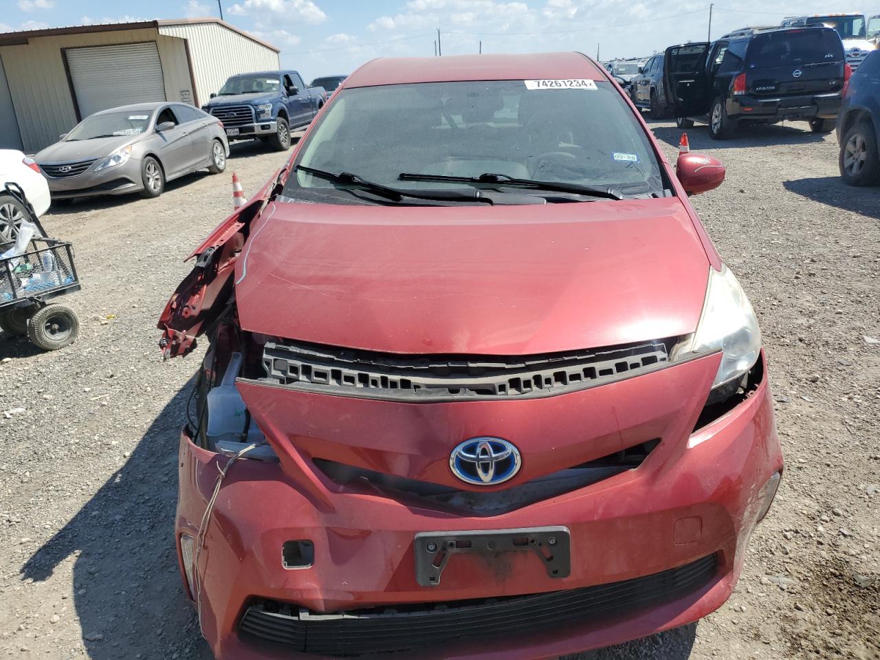 2014 Toyota Prius VIN JTDZN3EU1E3337093 Copart auction photo, front end damage thumbnail 5