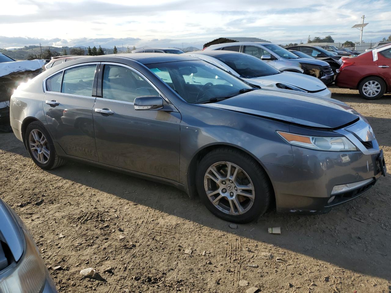 2009 Acura TL VIN 19UUA865X9A019115 Copart auction photo, front end damage thumbnail 4