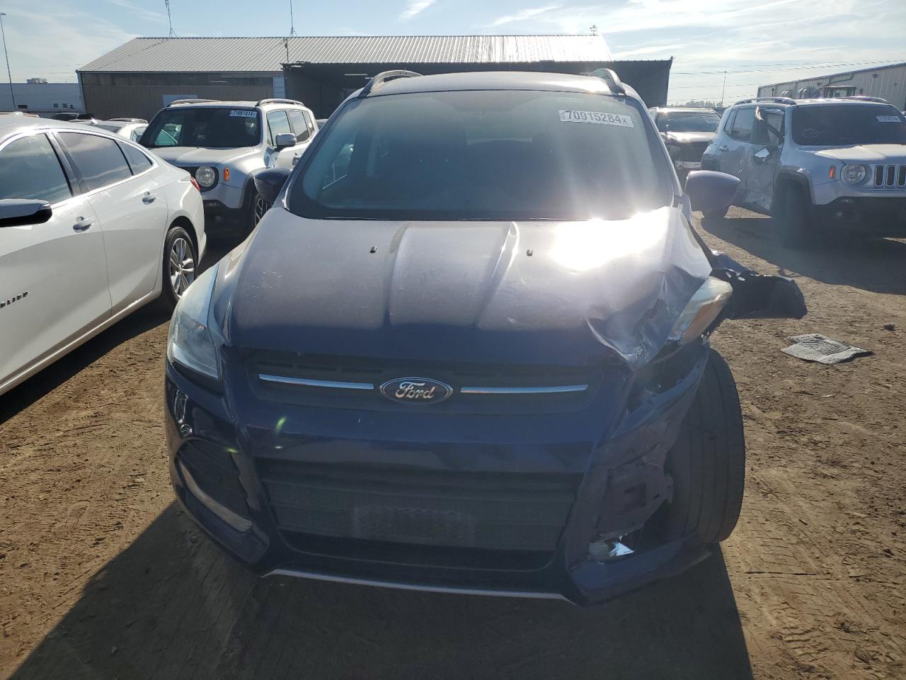 2016 Ford Escape VIN 1FMCU0GX0GUC87357 Copart auction photo, front end damage thumbnail 5
