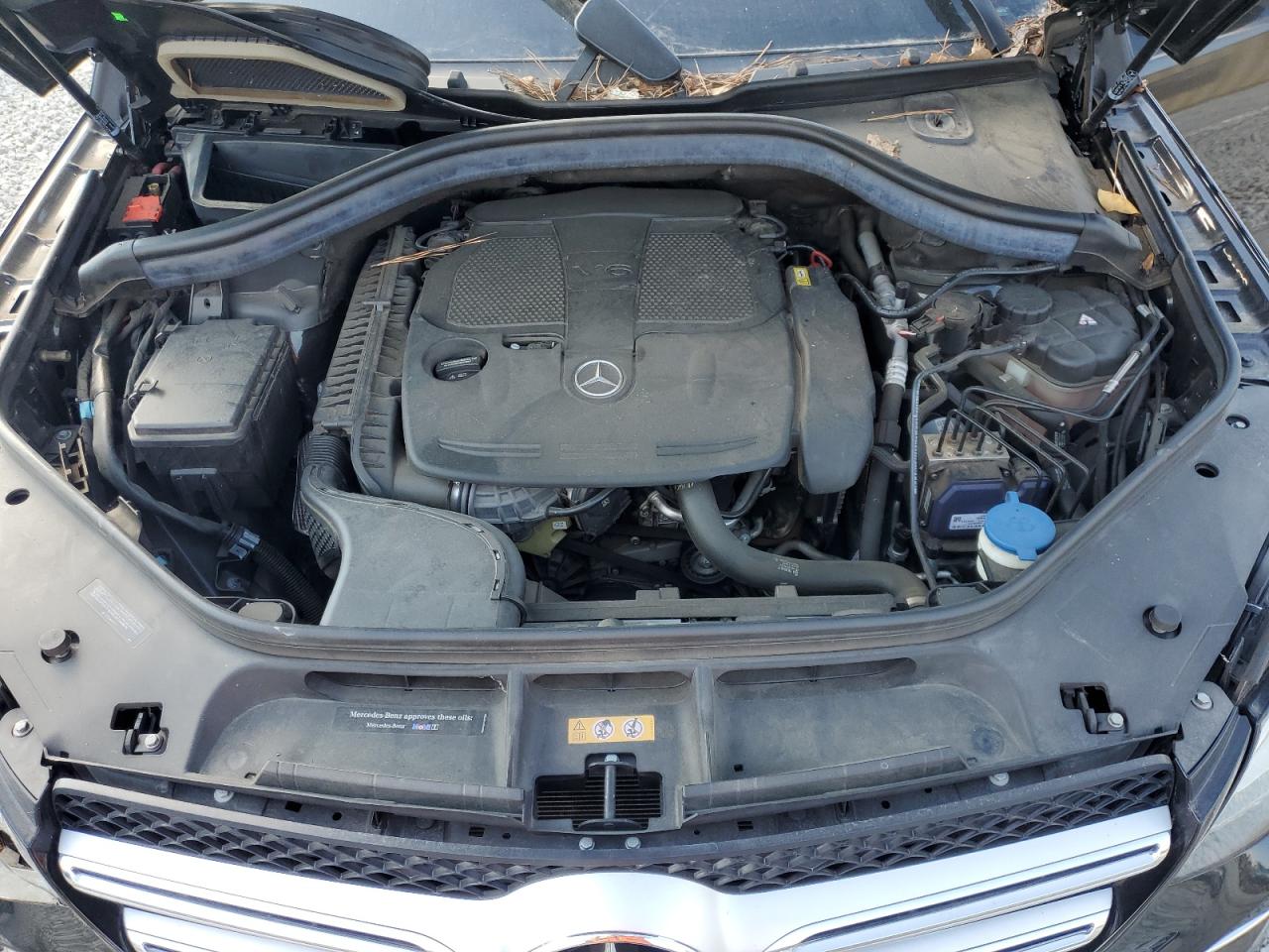 2017 Mercedes-Benz GLE VIN 4JGDA5HB9HA993713 Copart auction photo, front end / undercarriage damage thumbnail 12