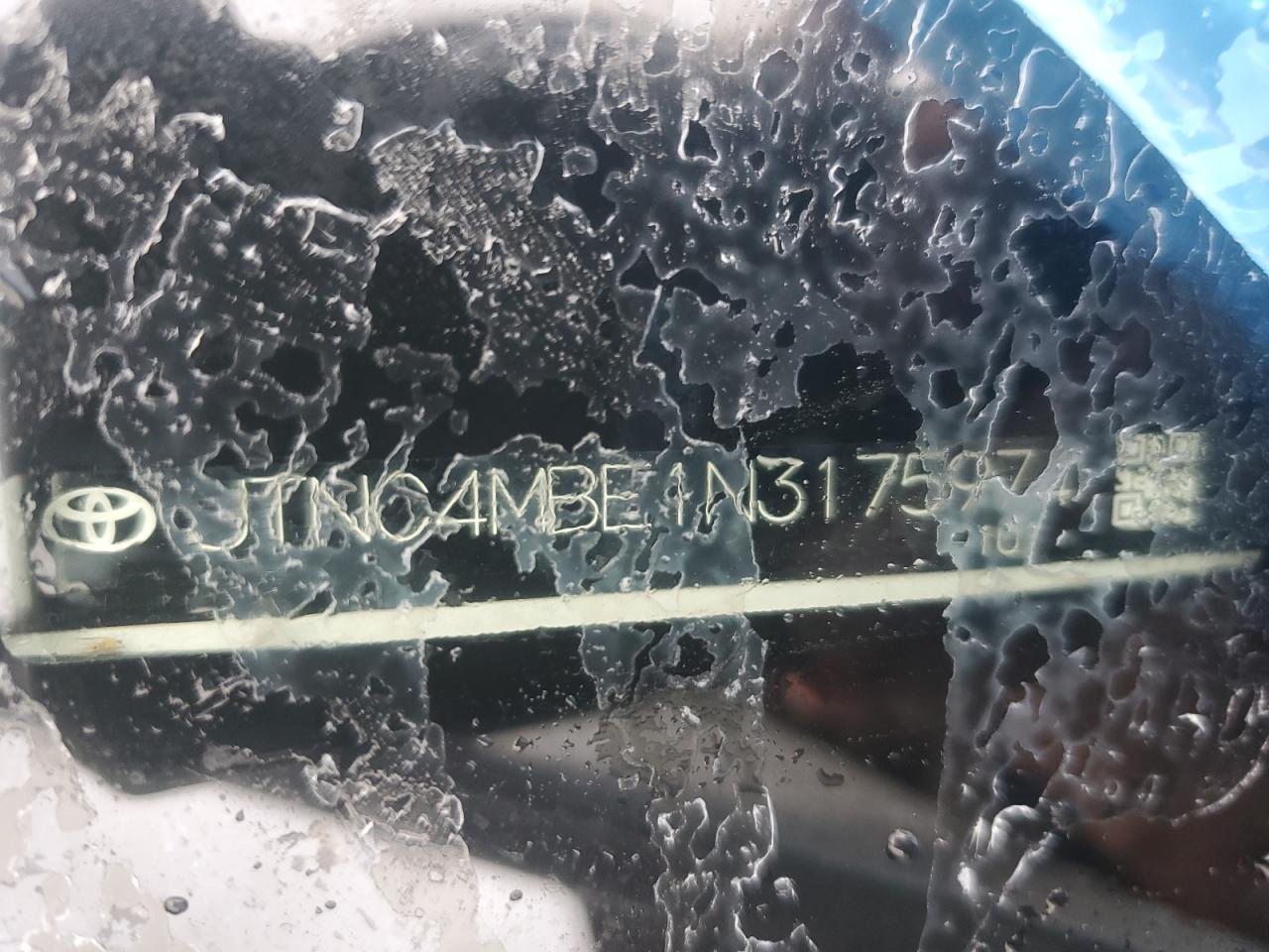 2022 Toyota Corolla VIN JTNC4MBE1N3175974 Copart auction photo, all over damage thumbnail 14
