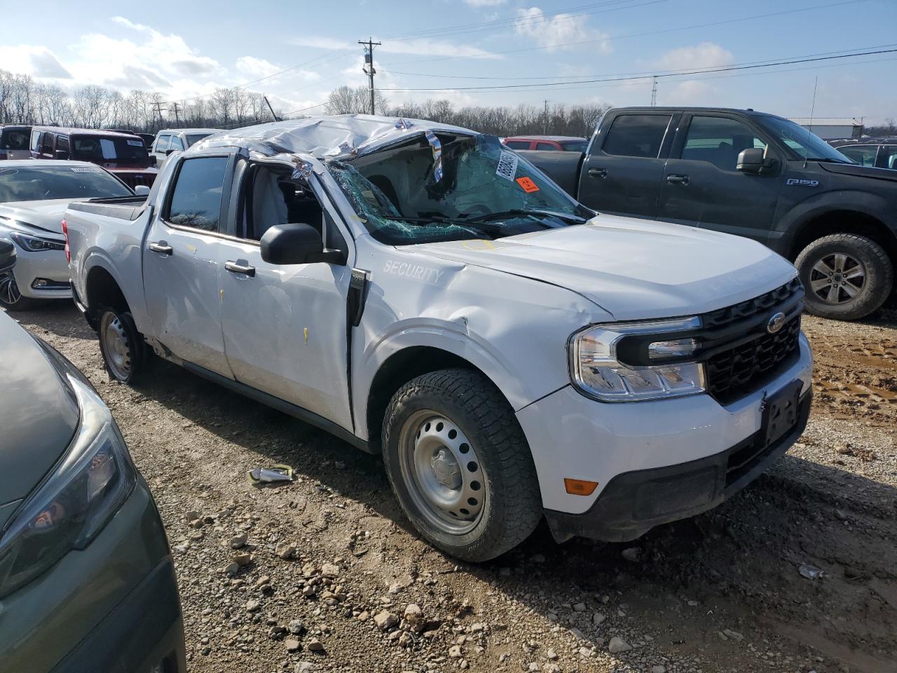 2023 Ford Maverick VIN 3FTTW8F90PRA60175 Copart auction photo, all over / undercarriage damage thumbnail 4