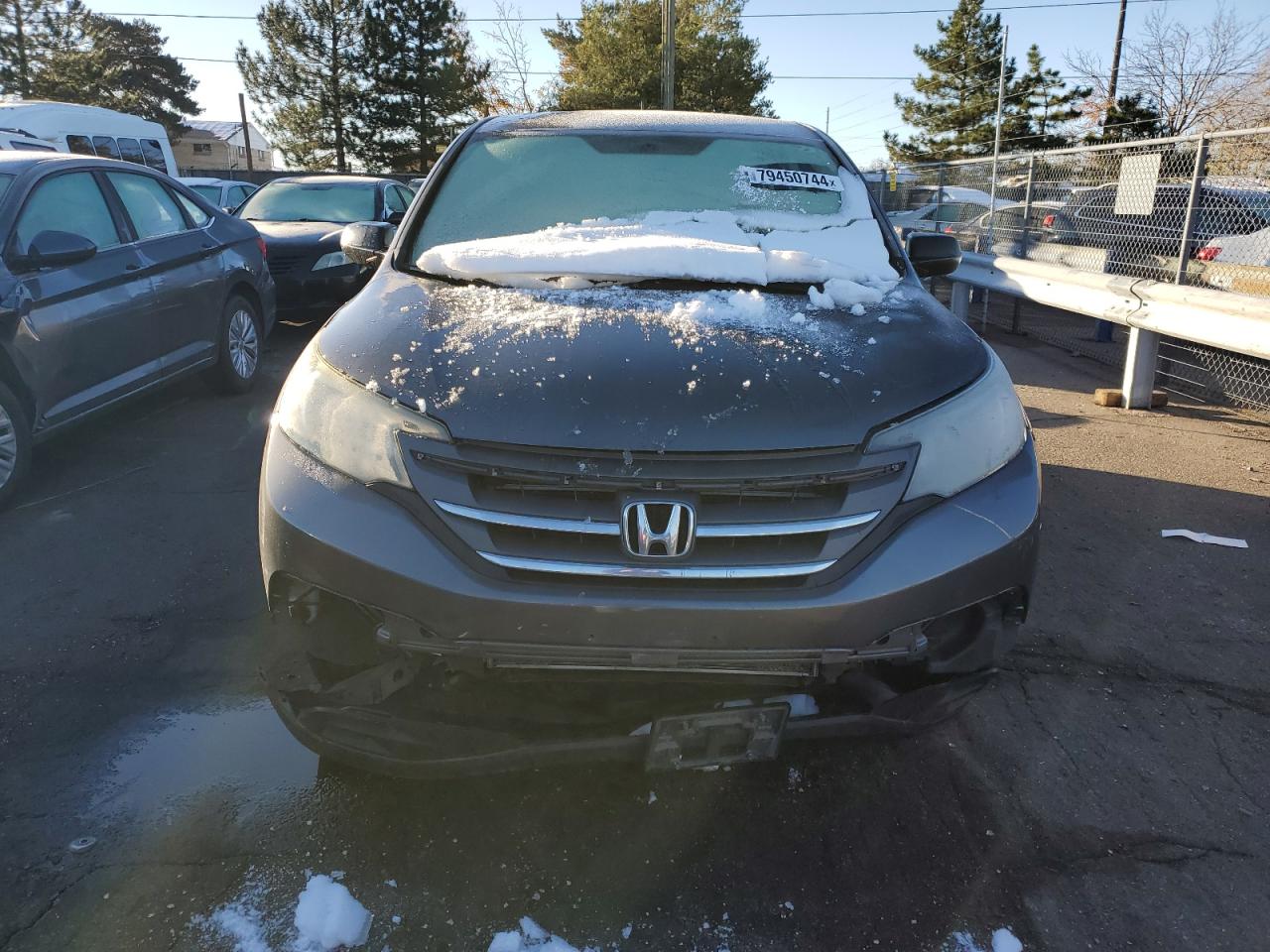 2014 Honda CR-V VIN 2HKRM4H37EH676960 Copart auction photo, all over damage thumbnail 5