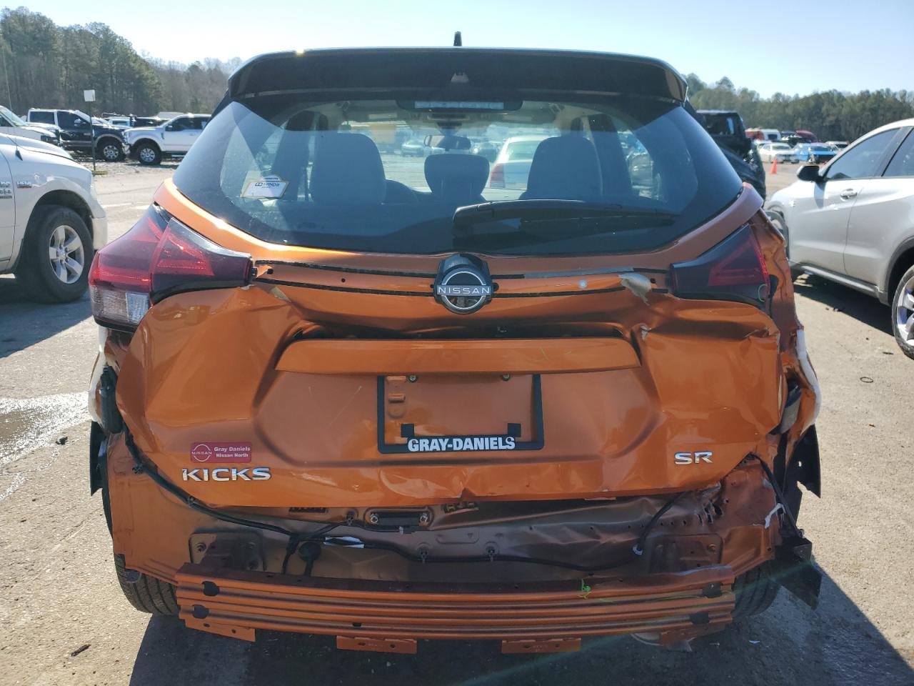 2024 Nissan Kicks VIN 3N1CP5DV3RL504024 Copart auction photo, rear end damage thumbnail 6