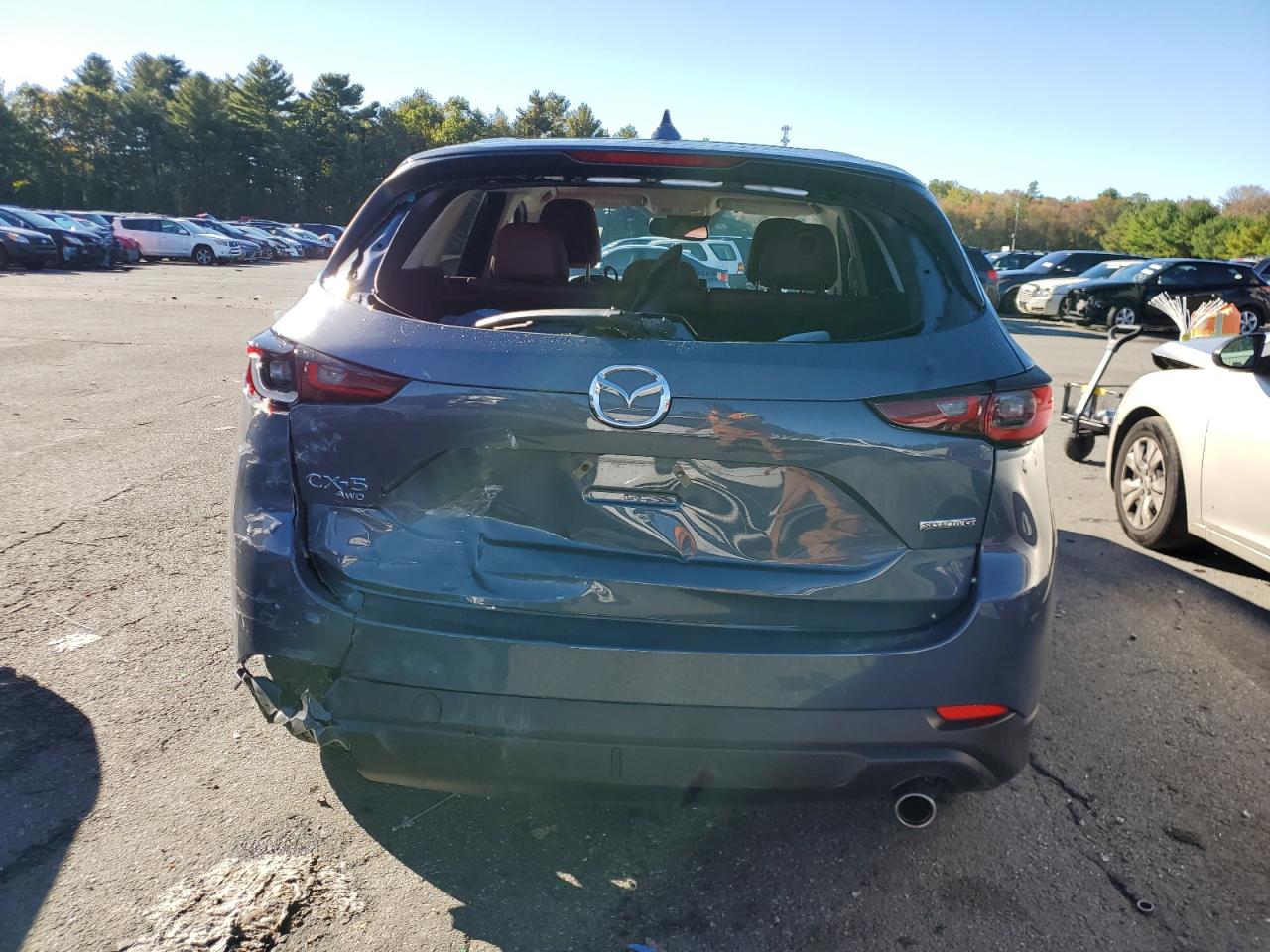 2024 Mazda CX-5 VIN JM3KFBCM4R0395936 Copart auction photo, rear end damage thumbnail 6
