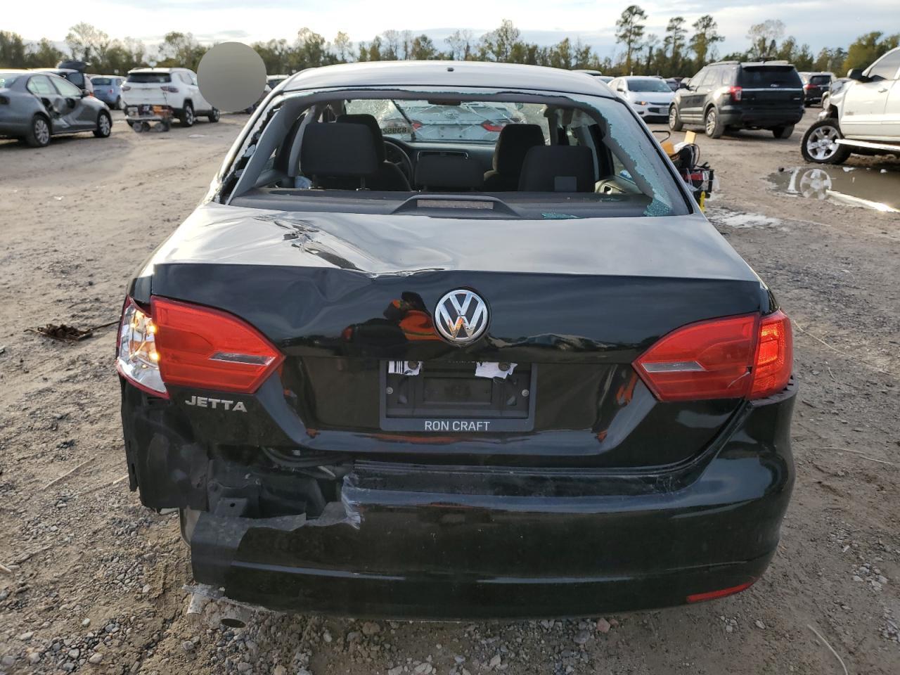 2014 Volkswagen Jetta VIN 3VW2K7AJ8EM444747 Copart auction photo, all over damage thumbnail 6
