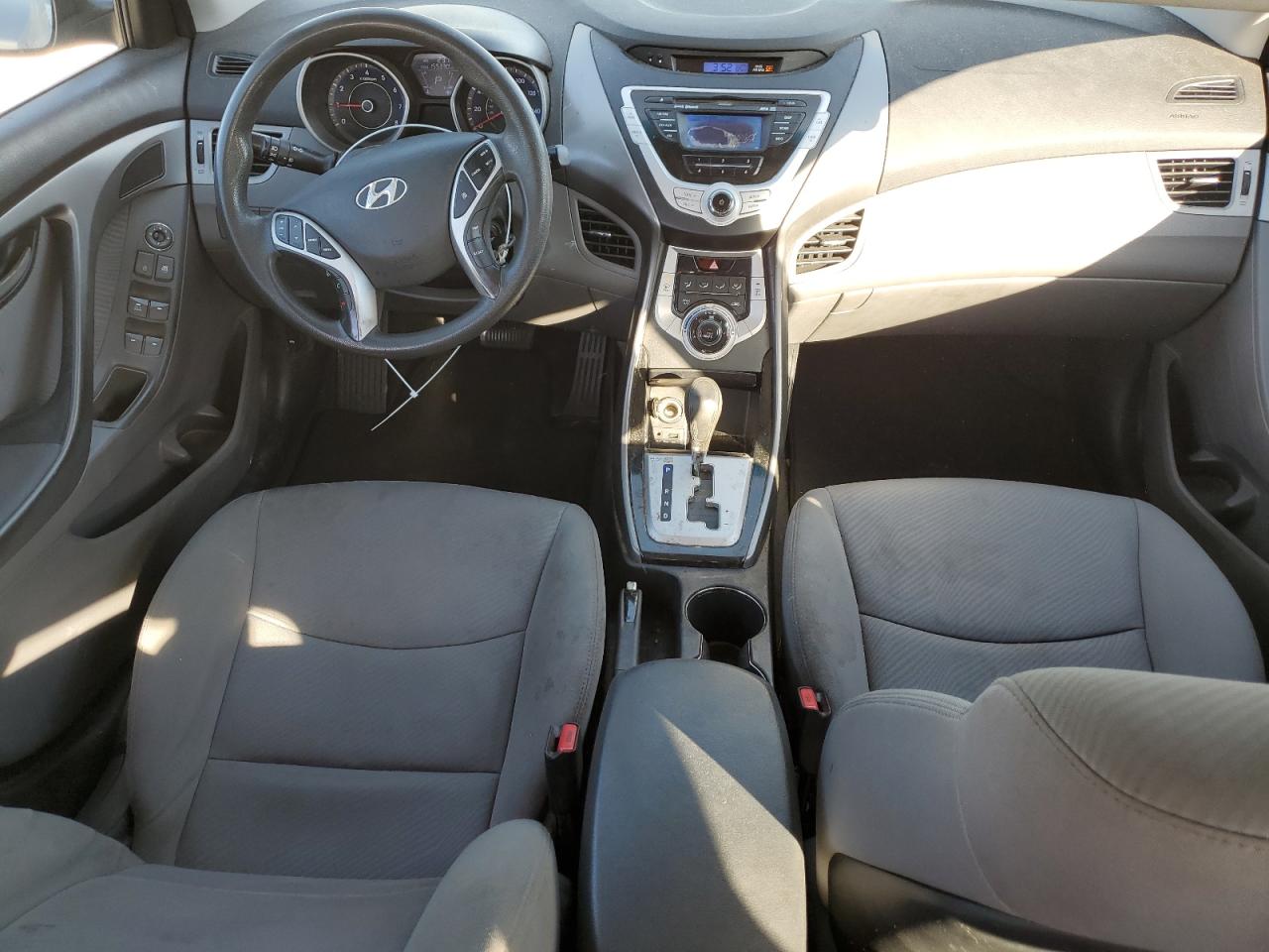 2012 Hyundai Elantra VIN KMHDH4AEXCU306126 Copart auction photo, rear end / minor dent/scratches damage thumbnail 8