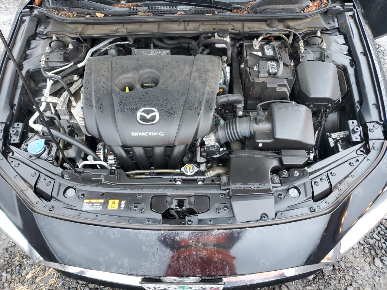 2019 Mazda 3 VIN JM1BPABL2K1111227 Copart auction photo, front end / side damage thumbnail 11