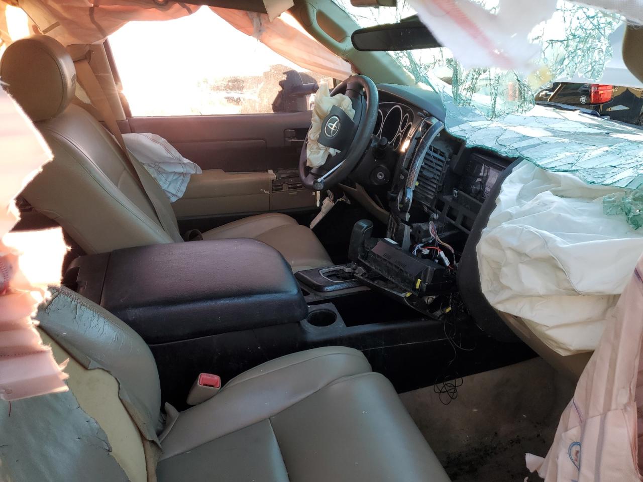 2007 Toyota Tundra VIN 5TFRV54117X027654 Copart auction photo, side / front end damage thumbnail 7