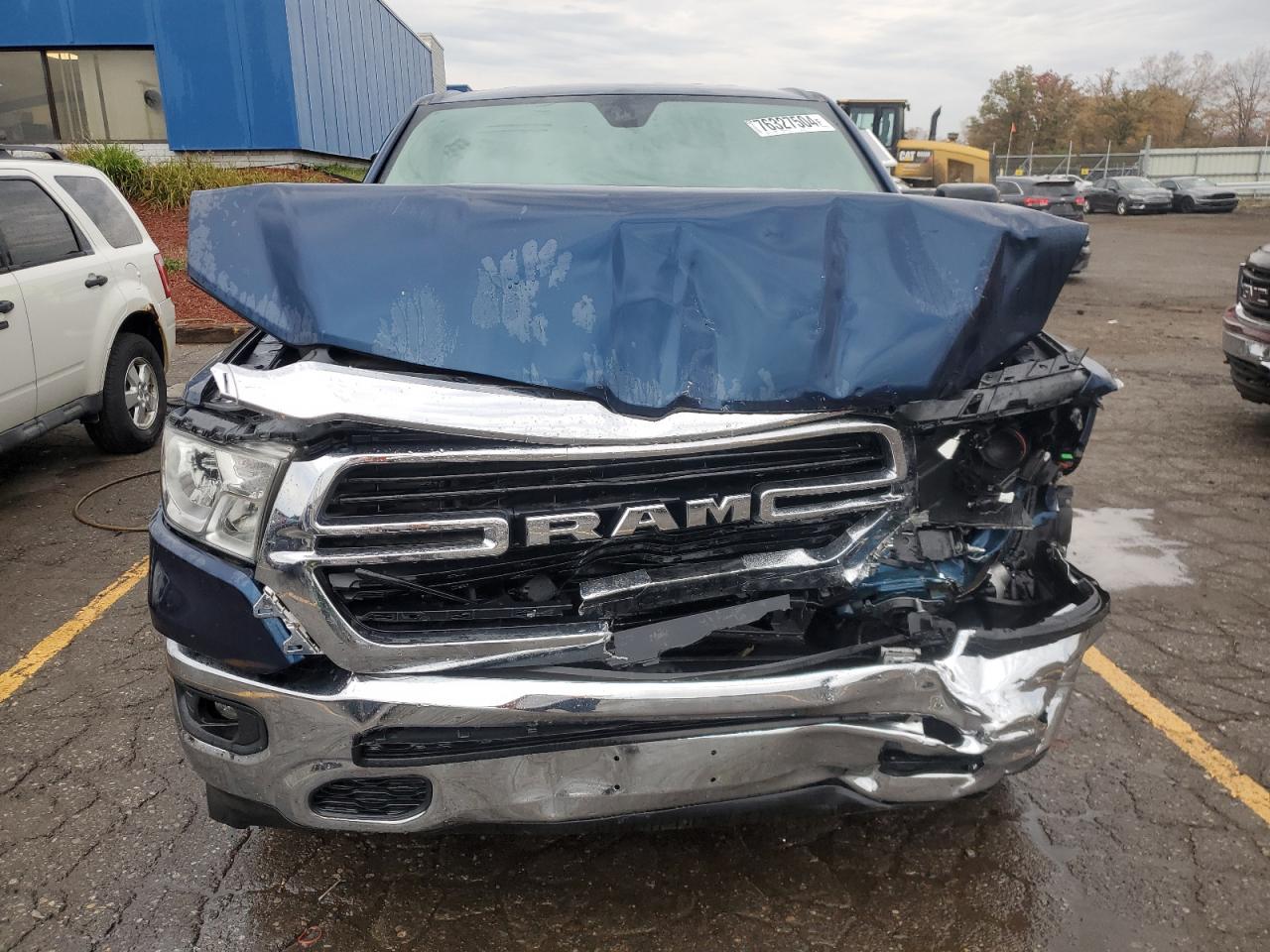 2020 RAM 1500 VIN 1C6SRFFT7LN283384 Copart auction photo, front end / side damage thumbnail 5