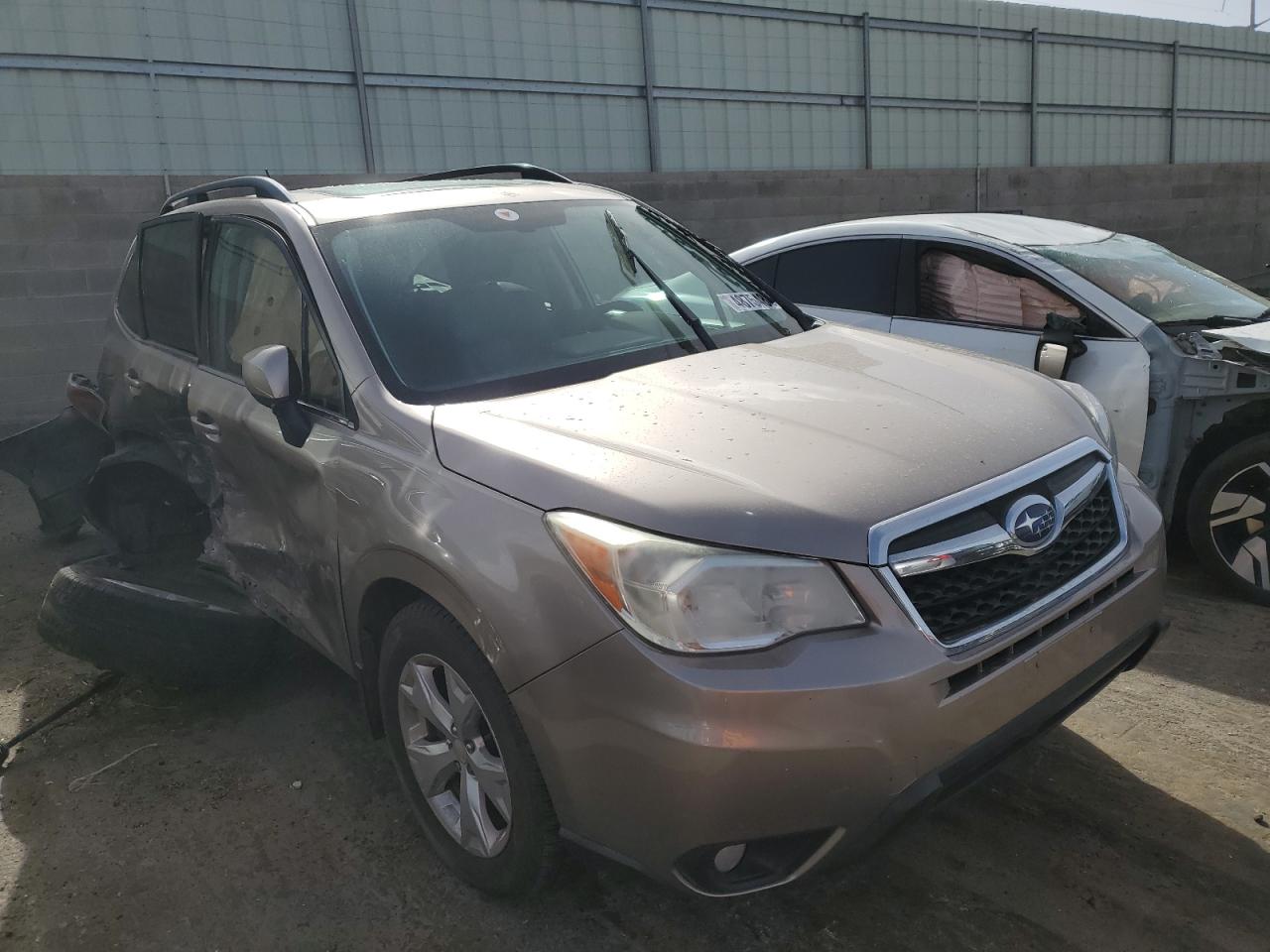 2015 Subaru Forester VIN JF2SJAHC8FH469987 Copart auction photo, side / rear end damage thumbnail 4