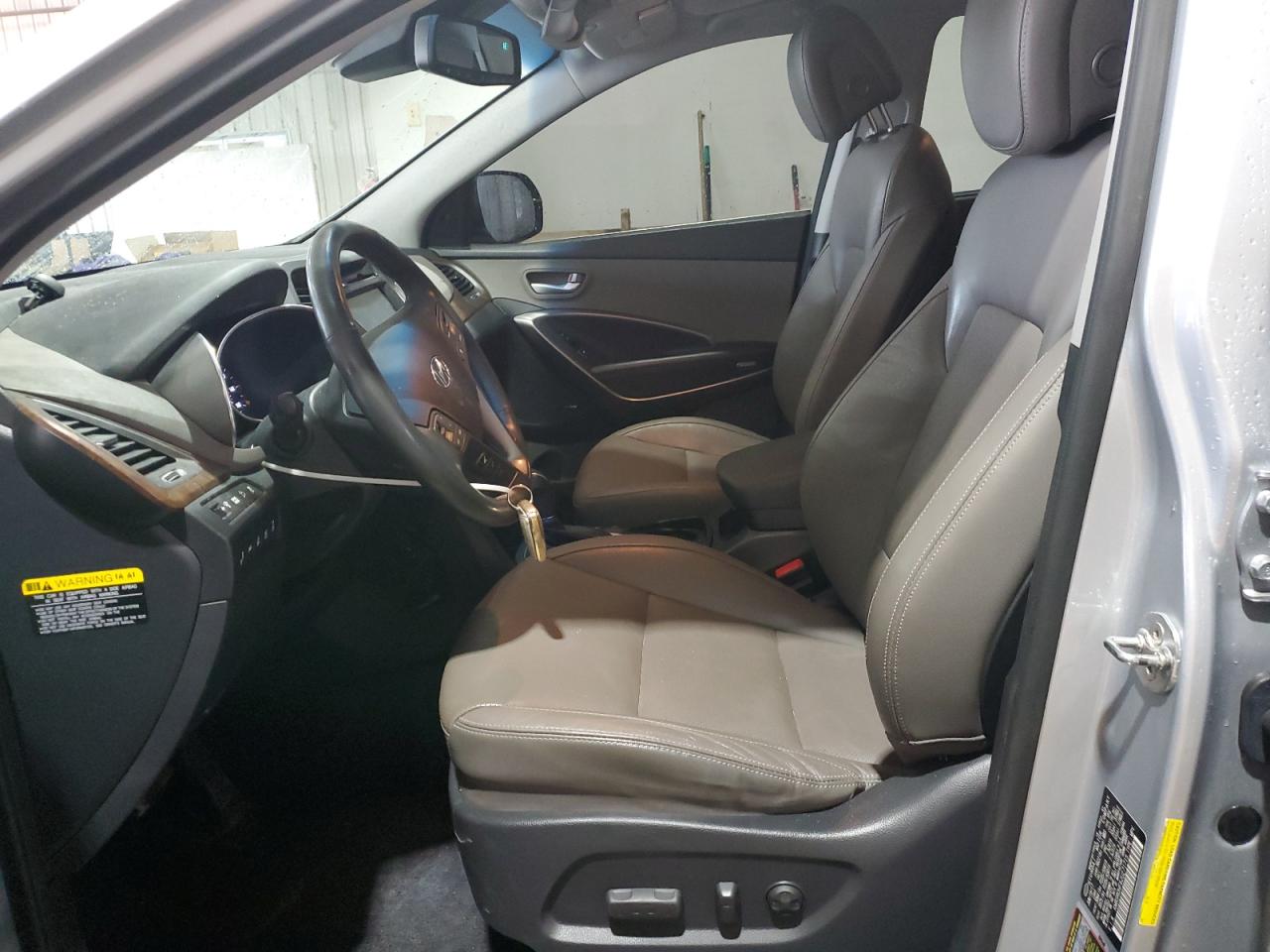 2018 Hyundai Santa Fe VIN KM8SRDHF6JU271715 Copart auction photo, front end / side damage thumbnail 7