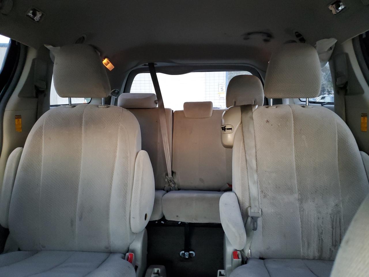 2014 Toyota Sienna VIN 5TDKK3DC9ES442756 Copart auction photo, all over damage thumbnail 10