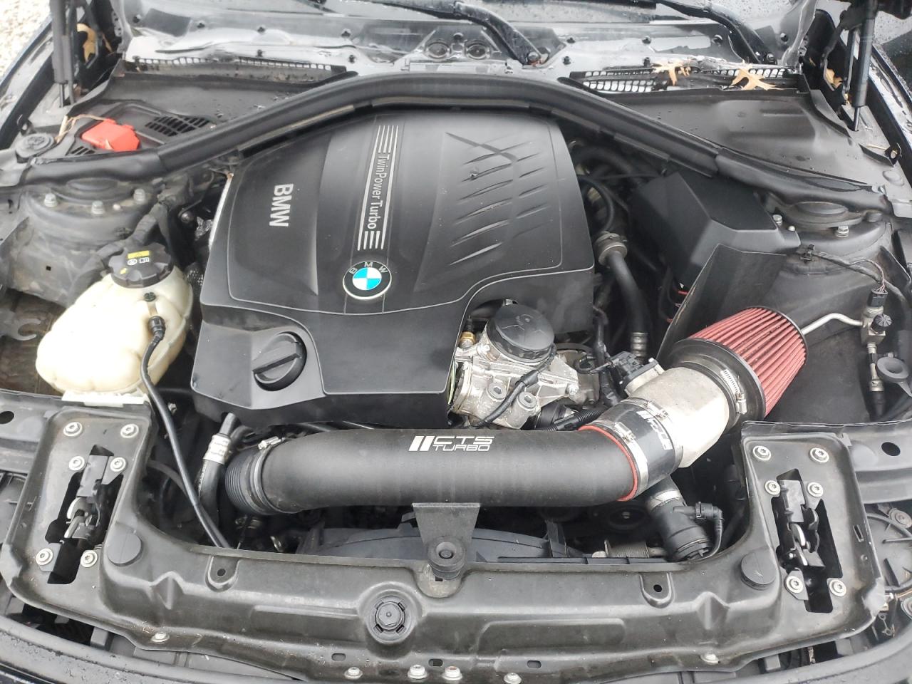 2016 BMW 4er VIN WBA3R1C52GK529414 Copart auction photo, front end damage thumbnail 11