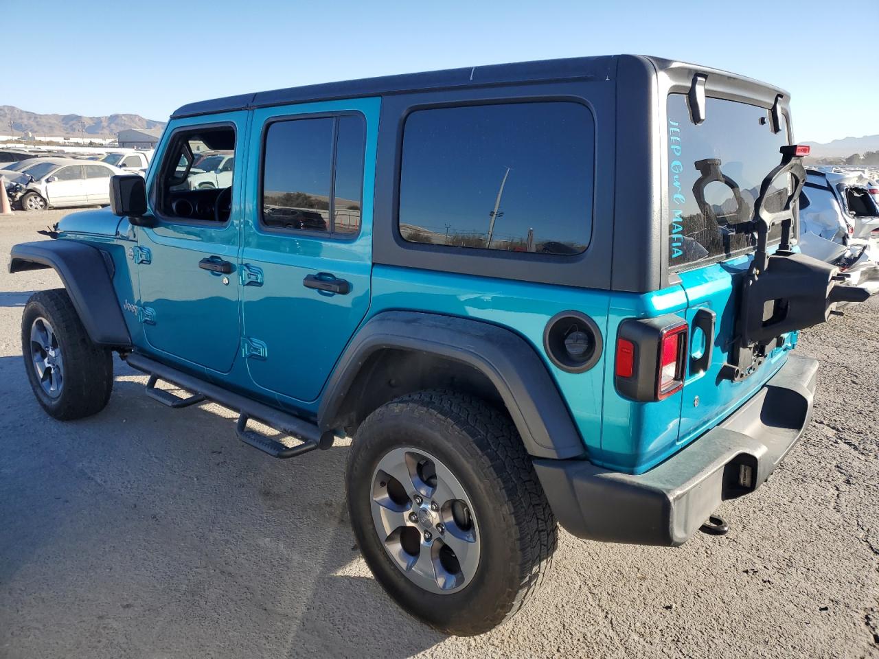 2020 Jeep Wrangler VIN 1C4HJXDG4LW193531 Copart auction photo, front end damage thumbnail 2