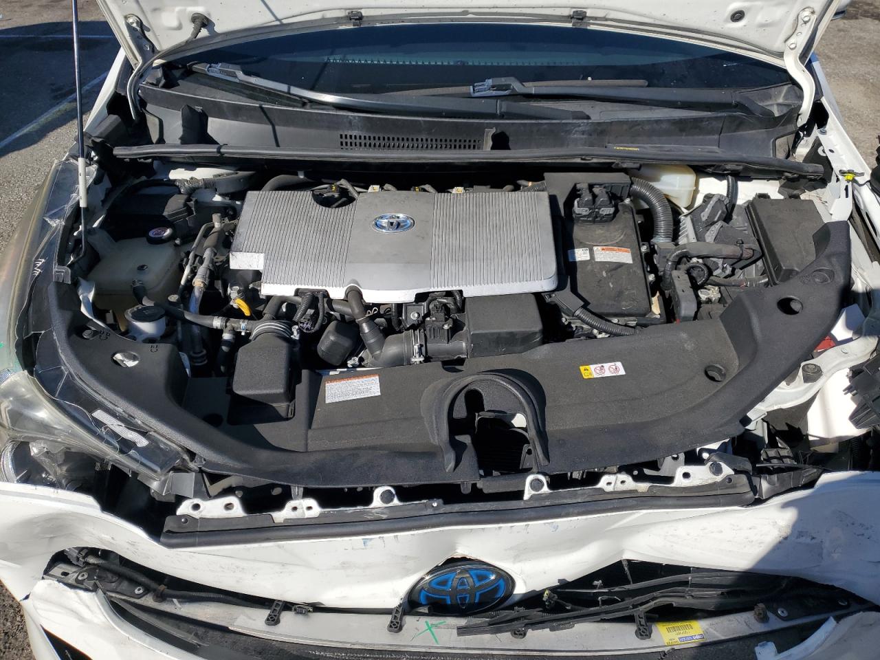 2016 Toyota Prius VIN JTDKARFU3G3026038 Copart auction photo, front end damage thumbnail 11