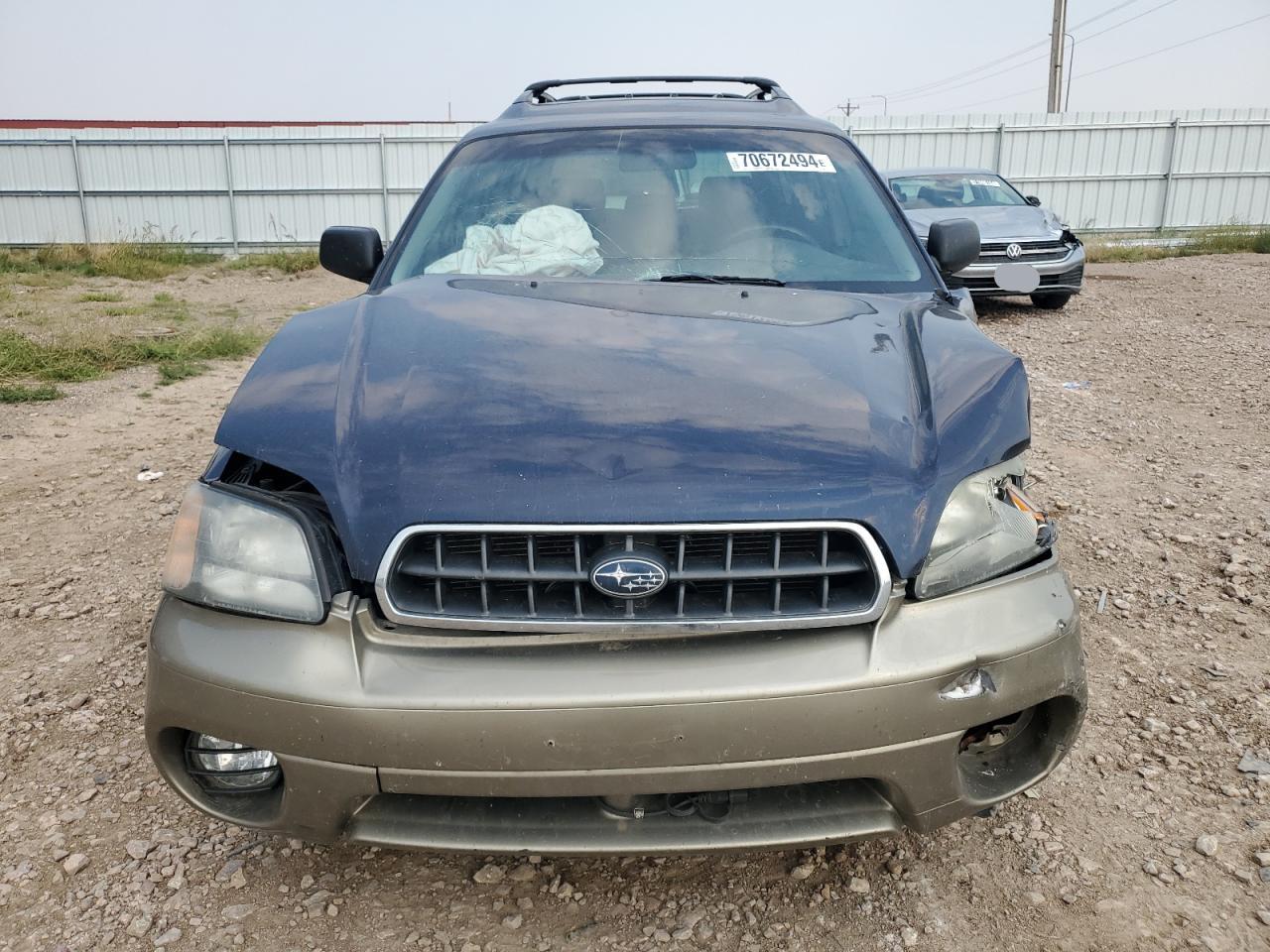 2004 Subaru Legacy VIN 4S3BH675047605803 Copart auction photo, front end / side damage thumbnail 5