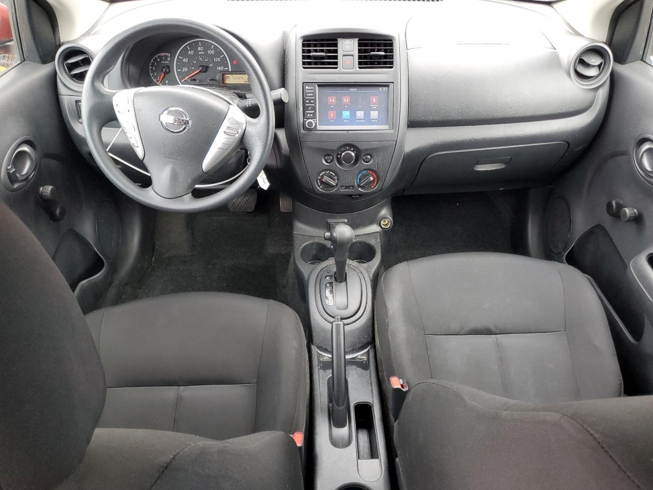 2019 Nissan Versa VIN 3N1CN7AP7KL822614 Copart auction photo, rear end / front end damage thumbnail 8