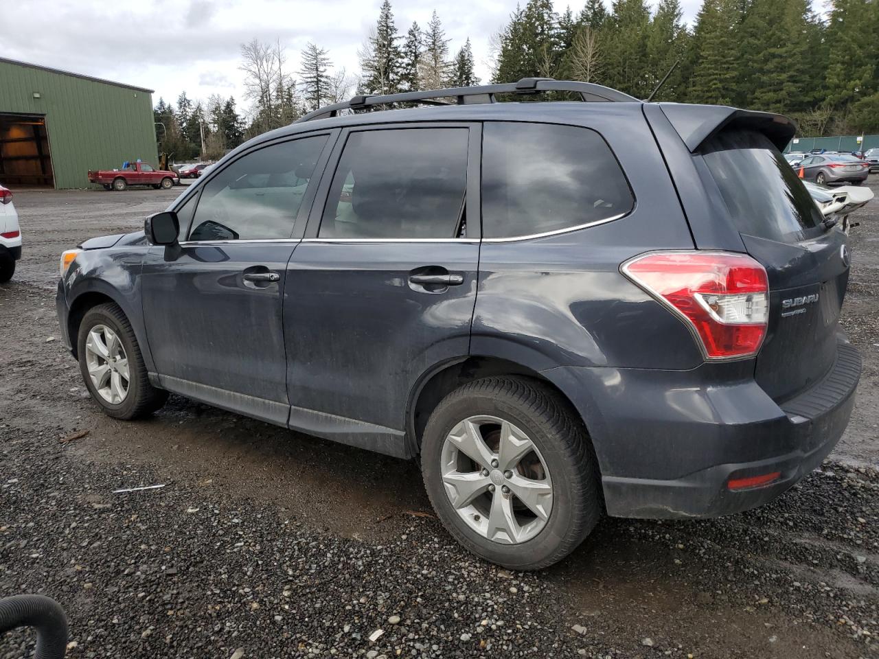 2015 Subaru Forester VIN JF2SJAHC5FH835369 Copart auction photo, side damage thumbnail 2