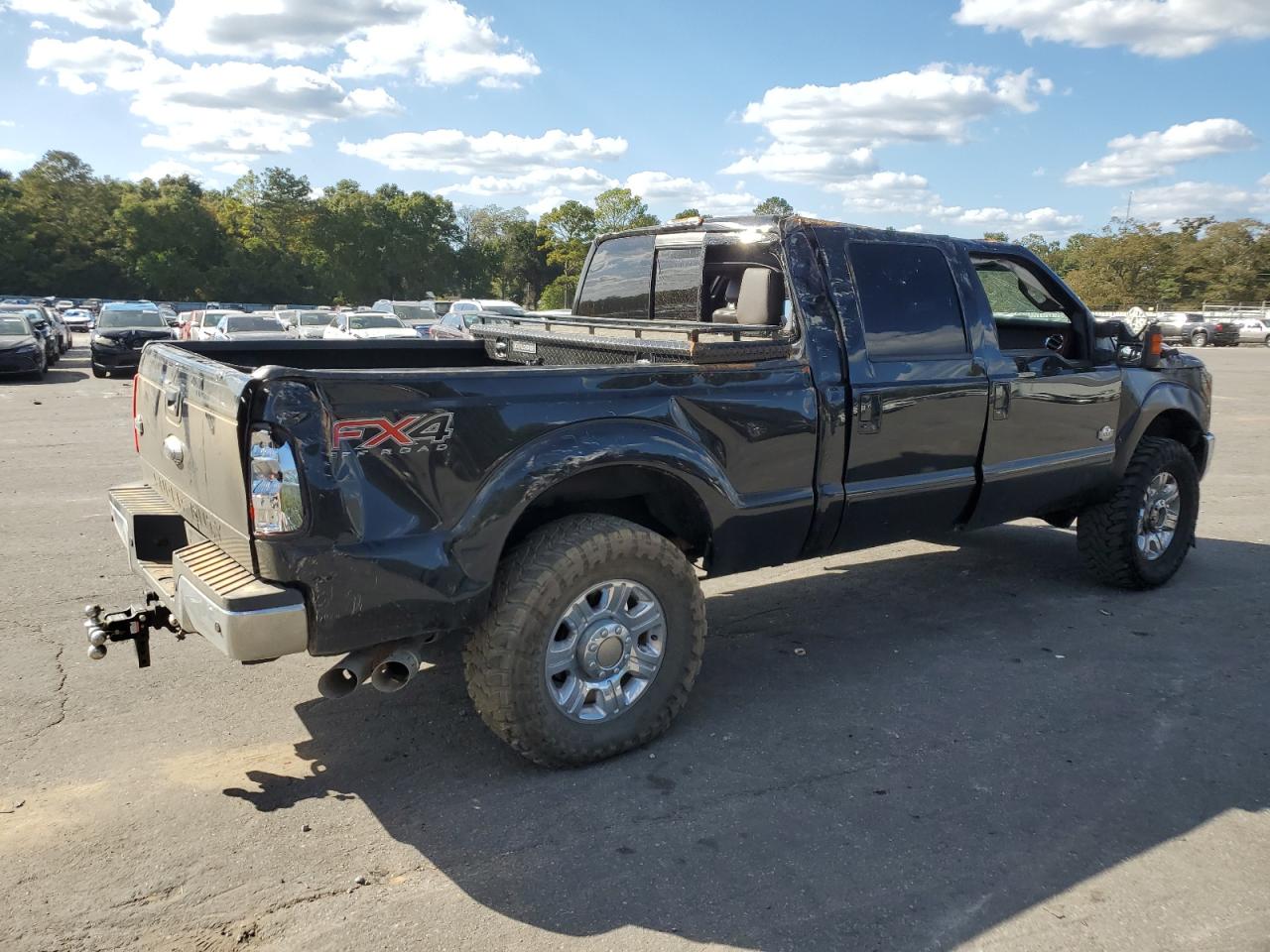 2015 Ford F250 VIN 1FT7W2BT1FEB42837 Copart auction photo, rollover damage thumbnail 3