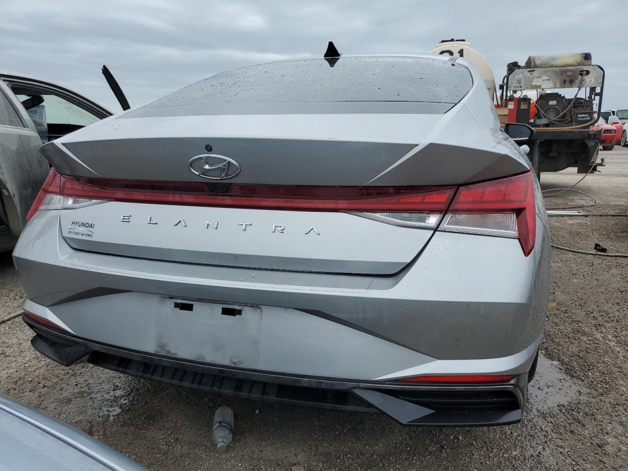 2021 Hyundai Elantra VIN 5NPLN4AG4MH019435 Copart auction photo, water/flood damage thumbnail 6