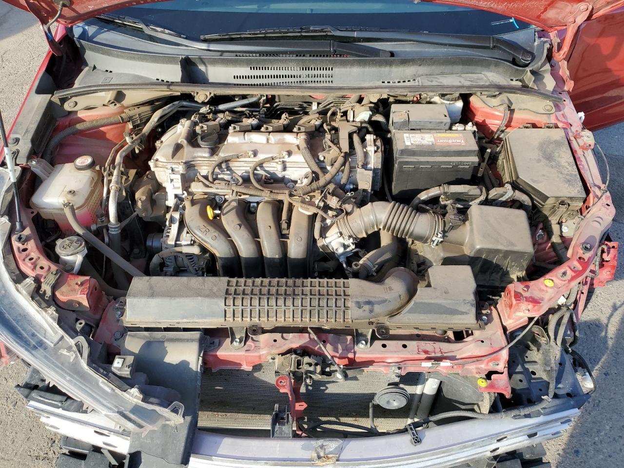 2021 Toyota Corolla VIN 5YFEPMAE4MP218683 Copart auction photo, all over damage thumbnail 11