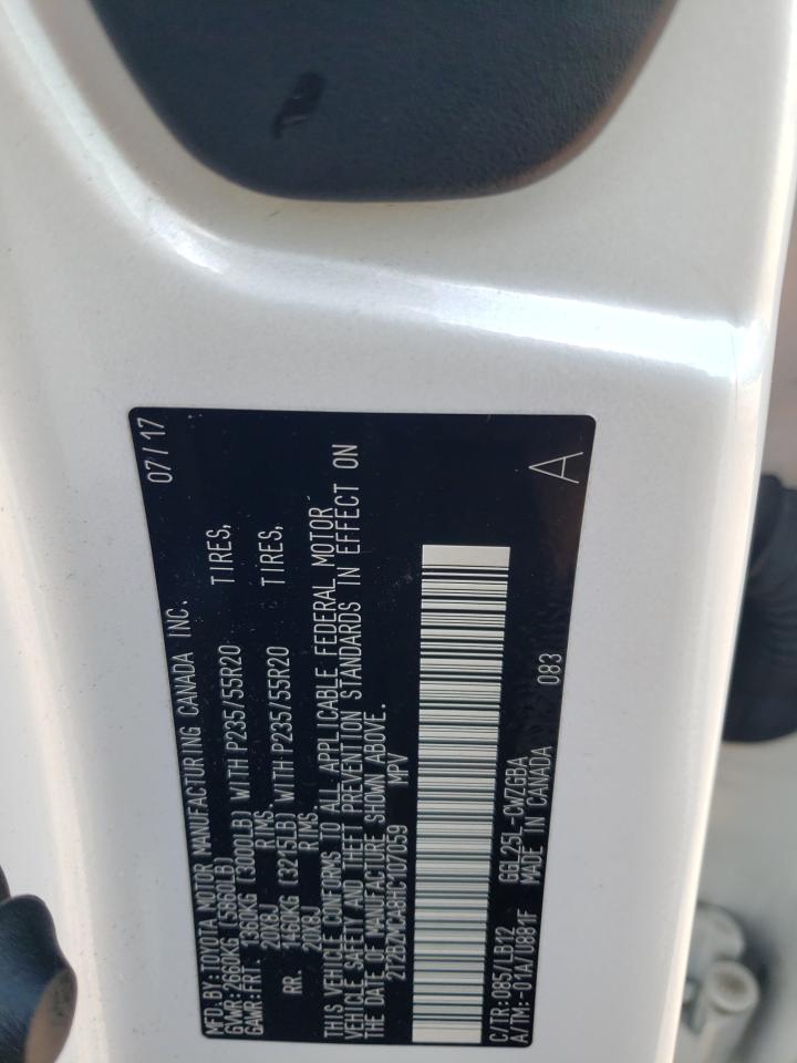 2017 Lexus RX VIN 2T2BZMCA8HC107059 Copart auction photo, mechanical damage thumbnail 13