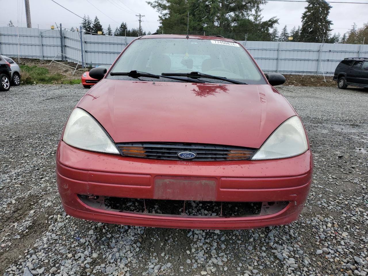 2002 Ford Focus VIN 1FAFP36332W274243 Copart auction photo, front end damage thumbnail 5