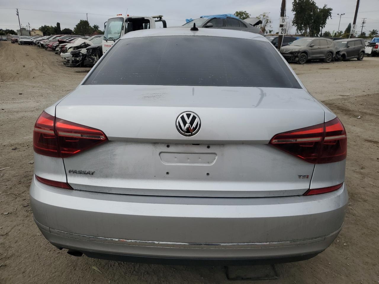 2019 Volkswagen Passat VIN 1VWLA7A36KC009652 Copart auction photo, front end / side damage thumbnail 7