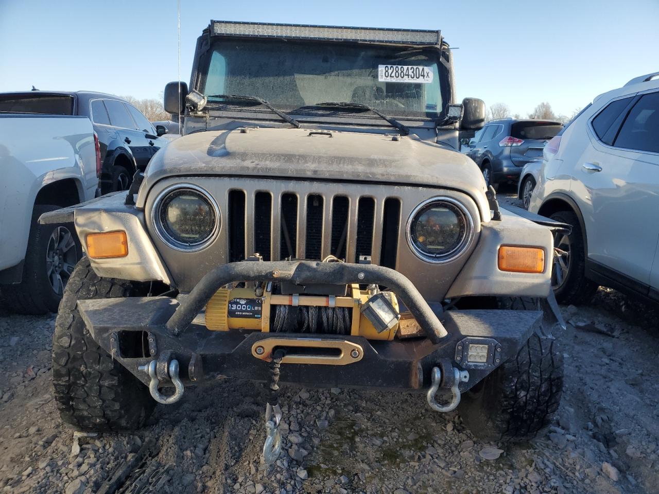 2004 Jeep Wrangler VIN 1J4FA69S94P778836 Copart auction photo, front end damage thumbnail 5