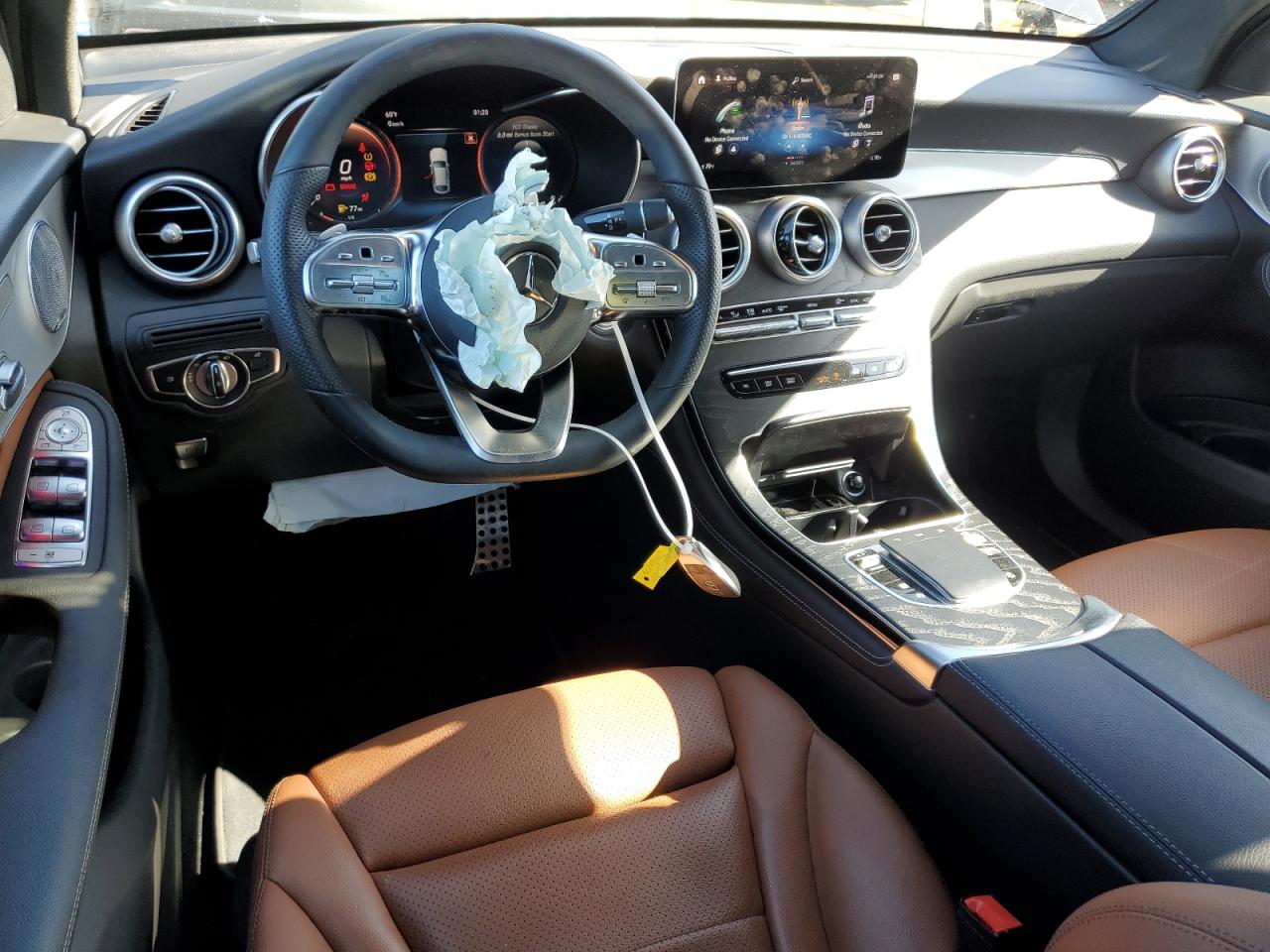 2020 Mercedes-Benz GLC VIN W1N0J8EB2LF865648 Copart auction photo, front end damage thumbnail 8
