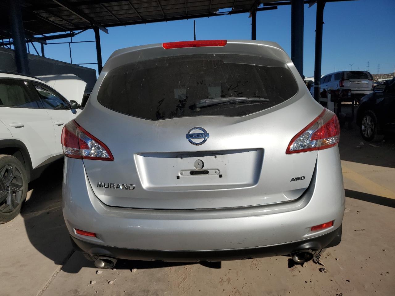 2012 Nissan Murano VIN JN8AZ1MW3CW229566 Copart auction photo, front end damage thumbnail 6