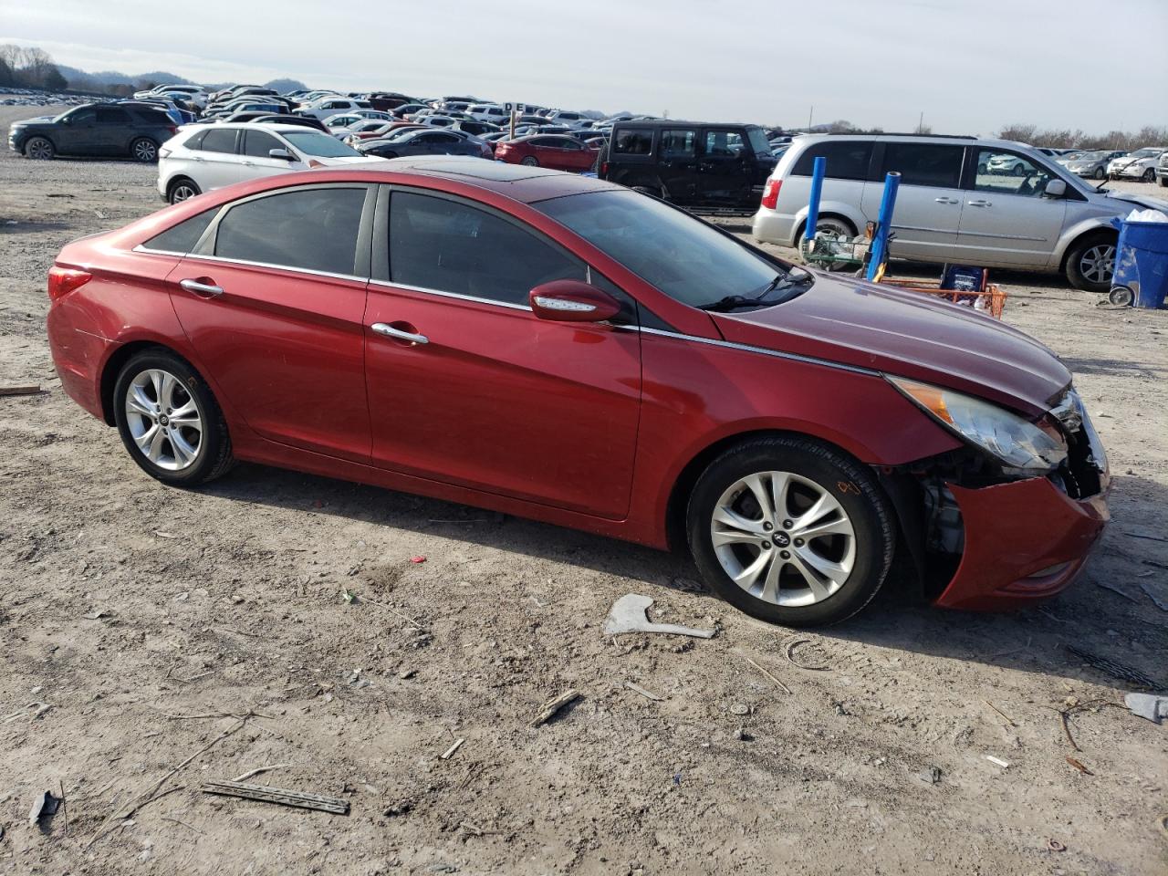 2011 Hyundai Sonata VIN 5NPEC4AB7BH306008 Copart auction photo, front end / minor dent/scratches damage thumbnail 4