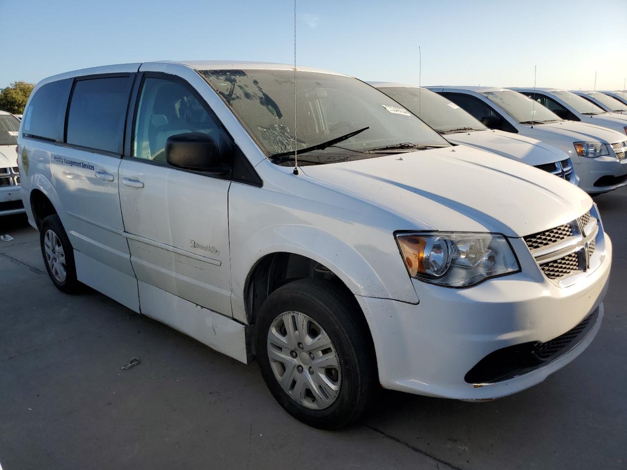 2017 Dodge Caravan VIN 2C4RDGBG4HR776499 Copart auction photo, side damage thumbnail 4