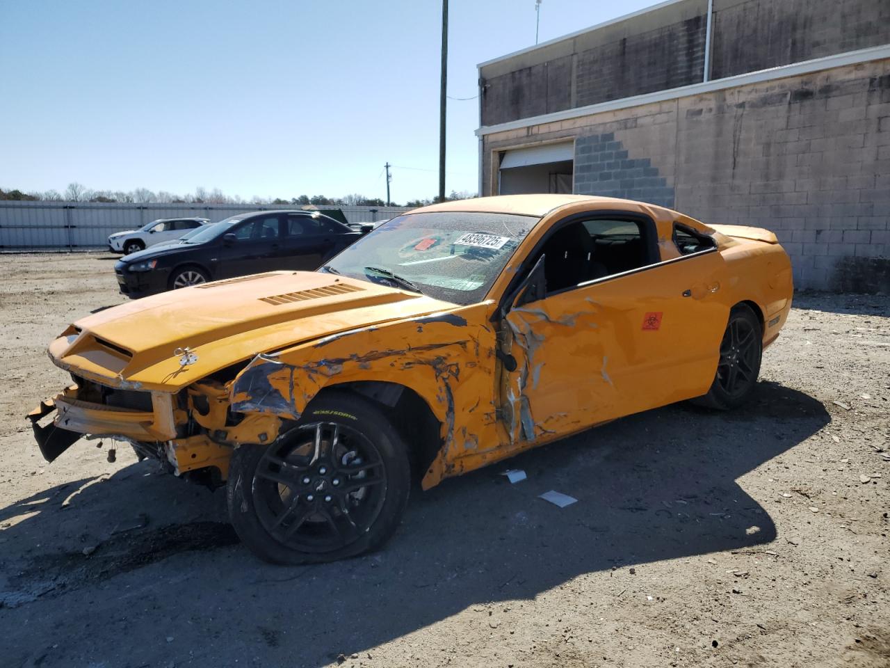 2007 Ford Mustang VIN 1ZVFT82H975257266 - Copart auction photo