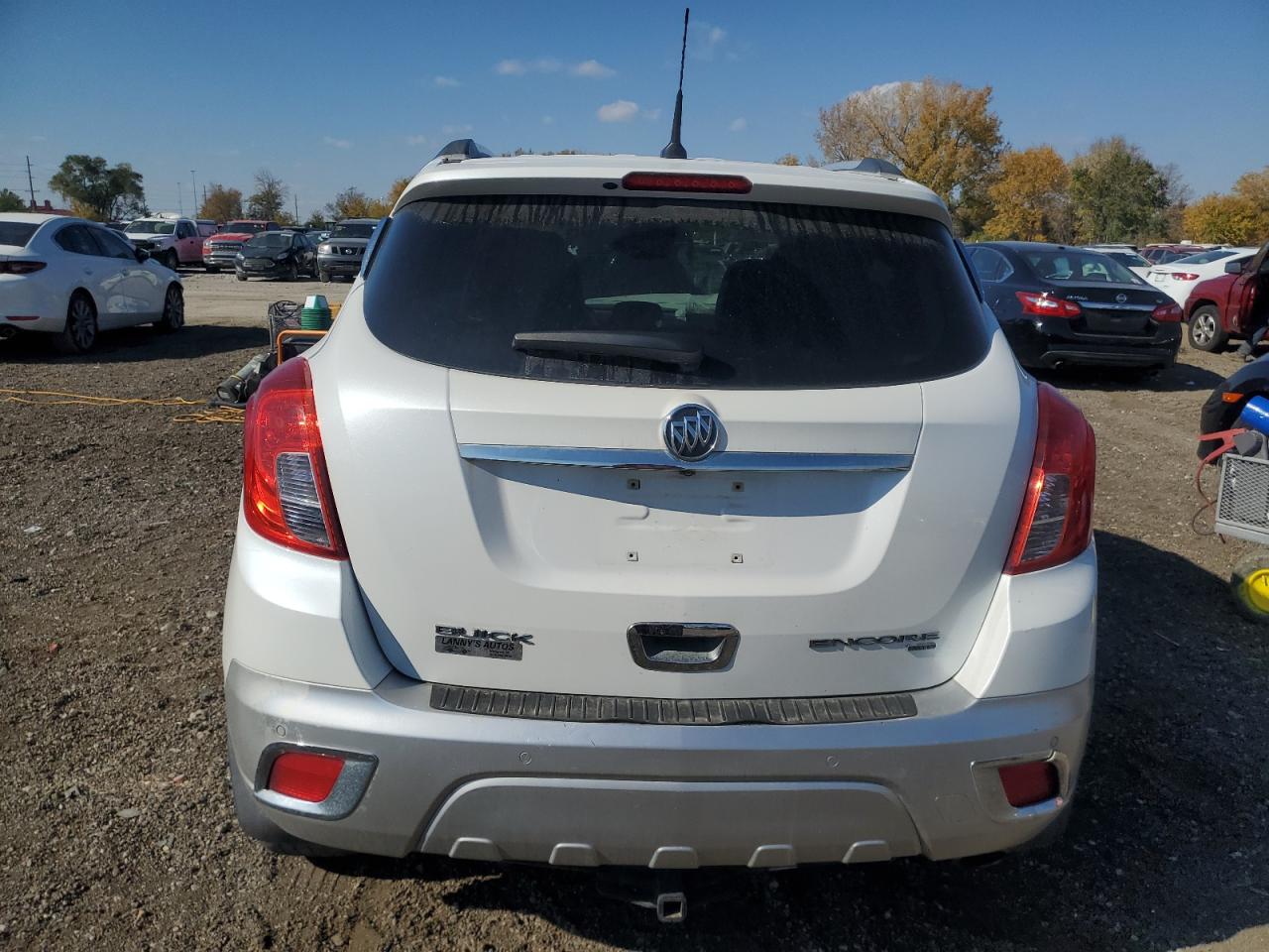 2013 Buick Encore VIN KL4CJHSB6DB083042 Copart auction photo, front end damage thumbnail 6