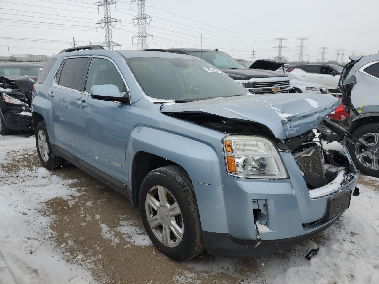 2014 GMC Terrain VIN 2GKFLWE35E6312406 Copart auction photo, front end damage thumbnail 4