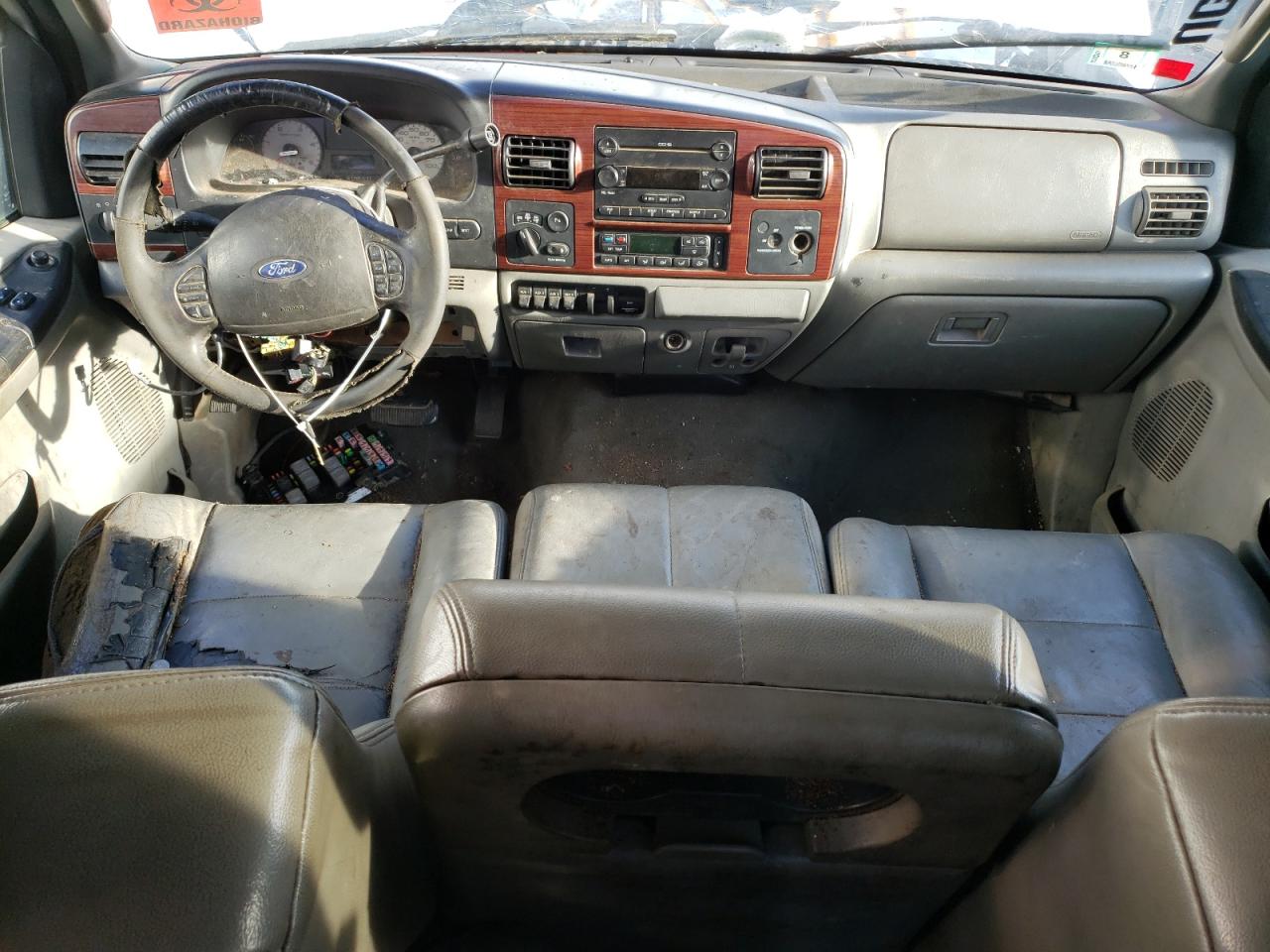 2006 Ford F350 VIN 1FTWX31P36EA94082 Copart auction photo, front end / mechanical damage thumbnail 8