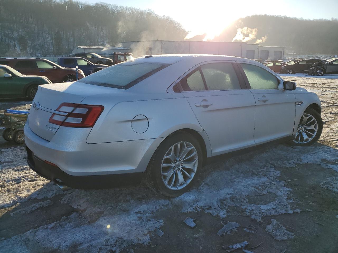 2013 Ford Taurus VIN 1FAHP2F86DG177551 Copart auction photo, undercarriage / front end damage thumbnail 3