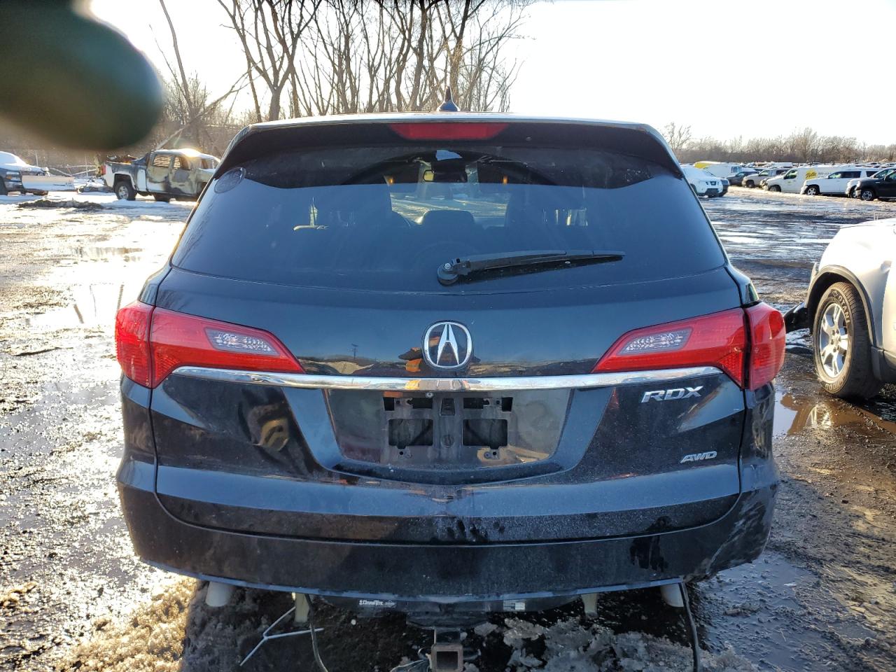 2015 Acura RDX VIN 5J8TB4H51FL015095 Copart auction photo, front end / rear end damage thumbnail 6